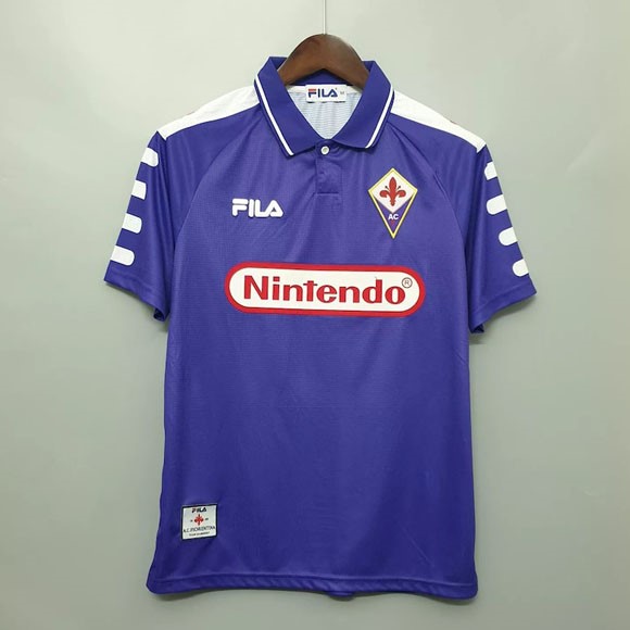 Tailandia Camiseta Fiorentina 1st Retro 1998 1999